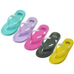 42 Bulk Youth's "wave" Super Soft Rubber Thong Sandals