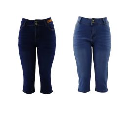 3 Bulk Womens Skinny Capri Pants