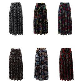 3 Bulk Womens Long Skirt Assorted Pattern