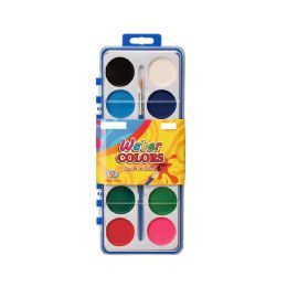 36 Bulk Kids Water Color Set 12 Classic Colors
