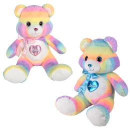 2 Bulk 32 inch Cotton Candy Heart Bear (ss)