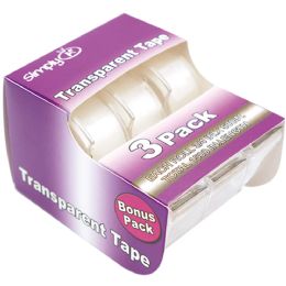 48 Bulk 48 Wholesale 3ct Transparent Tape - WSD