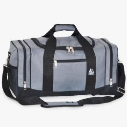 20 Bulk Crossover Duffel Bag 10" W X 20" H X 10" D Dark Gray