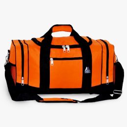 20 Bulk Crossover Duffel Bag 10" W X 20" H X 10" D Orange
