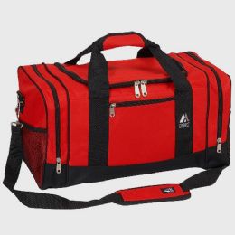 20 Bulk Crossover Duffel Bag 10" W X 20" H X 10" D Red
