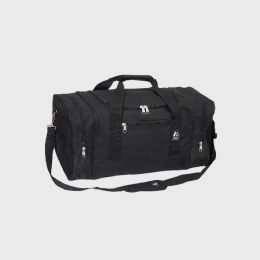 20 Bulk Crossover Duffel Bag - Large 12" W X 25" H X 12" D Black