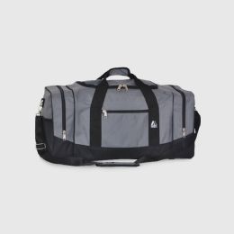 20 Bulk Crossover Duffel Bag - Large 12" W X 25" H X 12" D Dark Gray