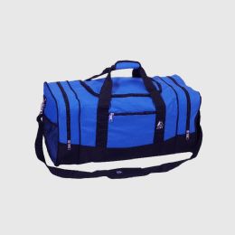 20 Bulk Crossover Duffel Bag - Large 12" W X 25" H X 12" D Royal Blue