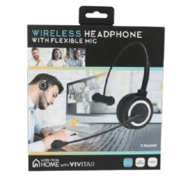 6 Bulk Vivitar Bluetooth Wireless Headset With Flexible Mic