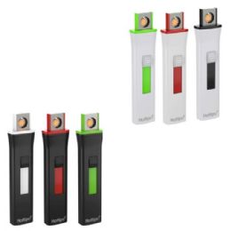 18 Bulk Hot Tips Rechargeable Electric Heated Coil Lighter In Assorted Colors