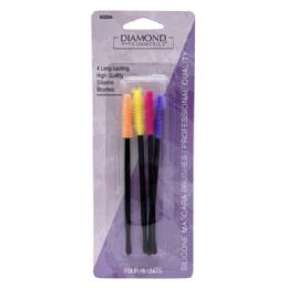 36 Bulk 4 Count Silicone Mascara Brushes