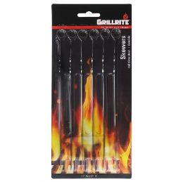 24 Bulk Stainless Steel 6pc Bbq Skewer