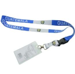 480 Bulk Bh Lanyard+badgehldr Guatemala Flag