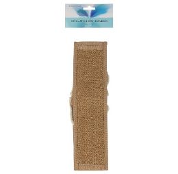 48 Bulk Bh Exfoliating Back Scrub Tan 28x3.5in