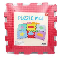12 Bulk Bk Shapes Puzzle Mat 9pc 3years+