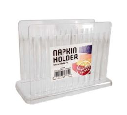 24 Bulk Bh Plastic Clear Napkin Holder