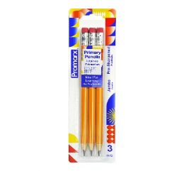 48 Bulk 3ct Jumbo Primary Yellow Pencils,