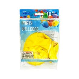 240 Bulk Pm Yellow Helium Balloon 10ct 12in