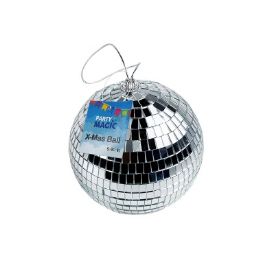24 Bulk Party Magic Silver Xmas Ball 5.90in