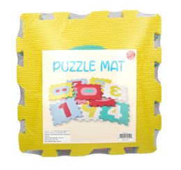 12 Bulk Bk Numbers Puzzle Mat 10pc 3years+