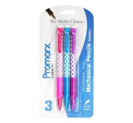 48 Bulk Ct Clique Fx? Mechanical Pencil, Assorted Fashion Wraps, 0.7mm