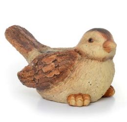2 Bulk Bh Polyresin Bird Pot 19x11x10in