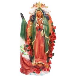 36 Bulk Guadalupe Figurine Polyresin 8 Inches