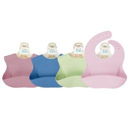48 Bulk Bonita Home Bh Silicone Baby Bib Asst