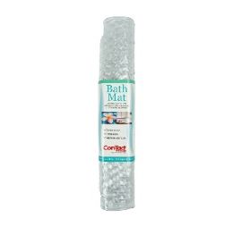 8 Bulk CoN-Tact Bubble Clear Bath Mat 34.5x15in