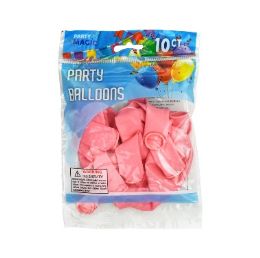 240 Bulk Pm Light Pink Helium Balloon 10ct 12in