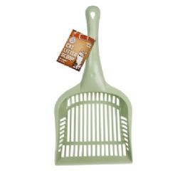 24 Bulk Bp Cat Litter Scoop 12.5in Plastic Teal