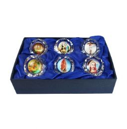 144 Bulk Glass Religious Diamond 1.5 Inches