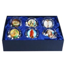 48 Bulk Glass Religious Diamond 2 Inches