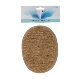 48 Bulk Bh Exfoliating Sponge Pad Tan 6.5x4.7 in