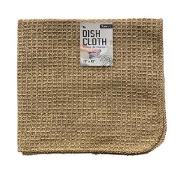 60 Bulk Dish Cloth 2pc Waffle Biscuit 12x12inches