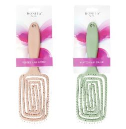 24 Bulk Bc Paddle Vent Hair Brush 2 Asst Colors