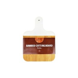 18 Bulk Bamboo Cutting Board White Edge 11x8inches
