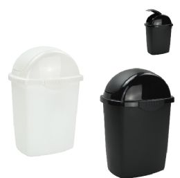 24 Bulk Bh Kitchen Trash Bin W Lid 7l 2 Colors