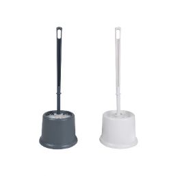 48 Bulk Bh Pl Toilet Brush 2 Asst 14.5 in