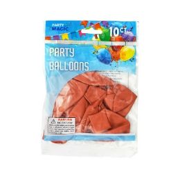240 Bulk Pm Metallic Rose Gold Balloon 10ct 12in