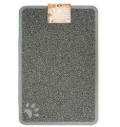 24 Bulk Bp Pet Mat Multipurpose 23x15in Gray