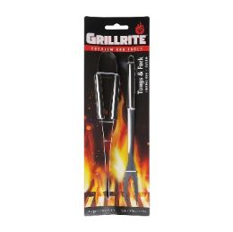 24 Bulk Stainless Steel Bbq Set 2pc