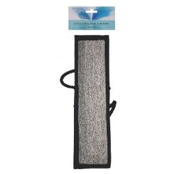 48 Bulk Bh Exfoliating Back Scrub Black 28x3.5in