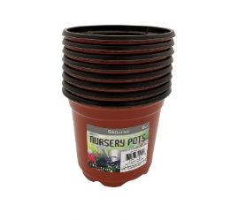 48 Bulk Bh Plastic Round Nursery Pots 8ct 3.5in