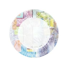 12 Bulk Paper Plates W. Cross 8ct 9 in