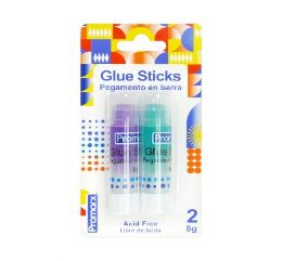 48 Bulk Promarx Kids Glue Stick Colorful 2pc 8g