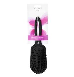 24 Bulk Bc Paddle Hair Brush -Black