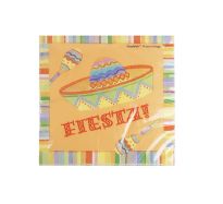 144 Bulk Fiesta Dessert Napkins 16ct