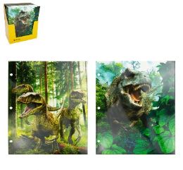 48 Bulk Dinosaur Portfolios, 2 Assorted Designs