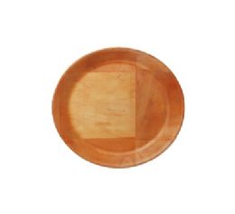 36 Bulk Nh Round Wood Flat Plate 7.87in